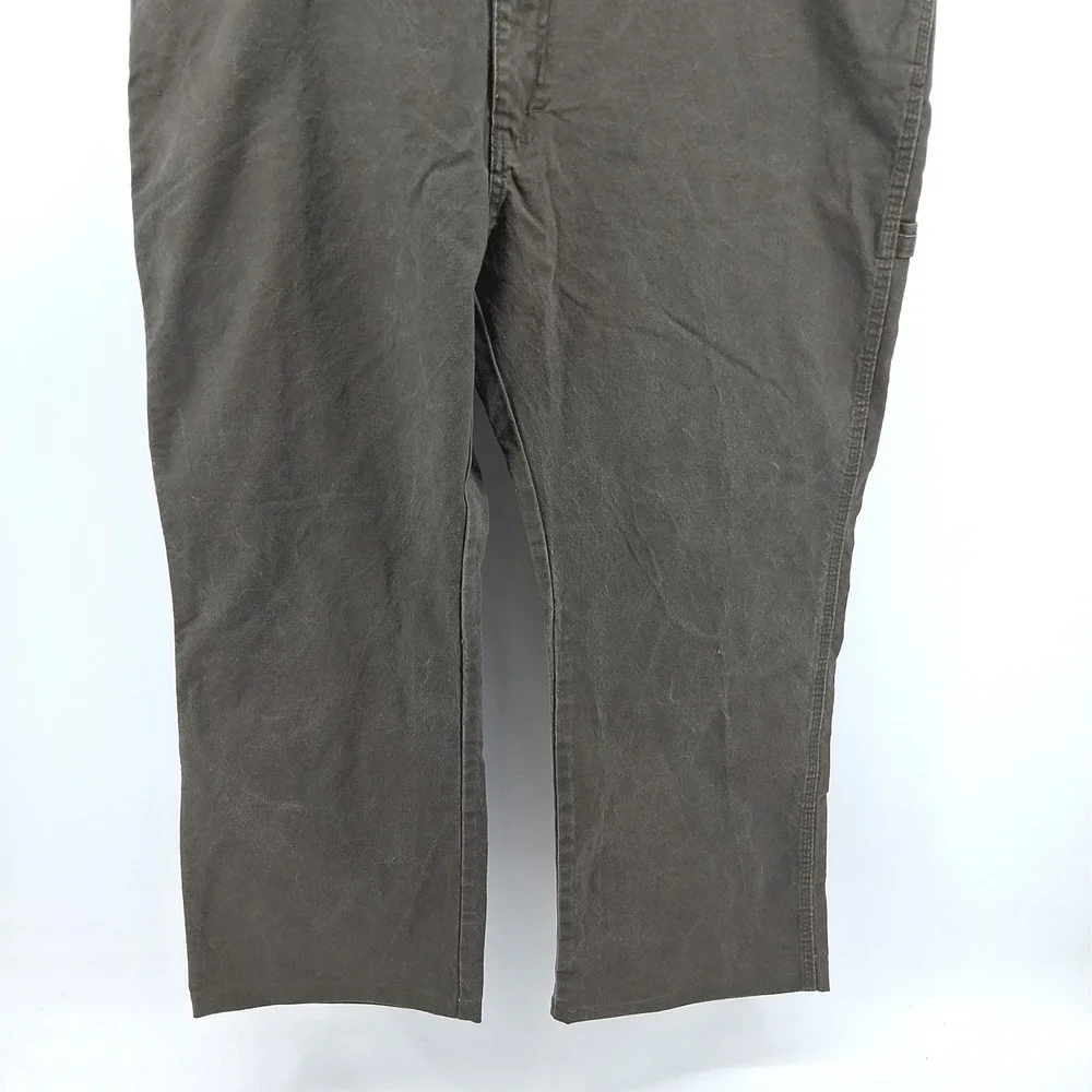Dickies Mens 44x30 Carpenter‎ Pants Workwear Casual Olive Green Streetwear Y2K